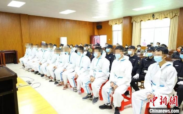 圖為庭審現(xiàn)場?！|蘭法院 攝