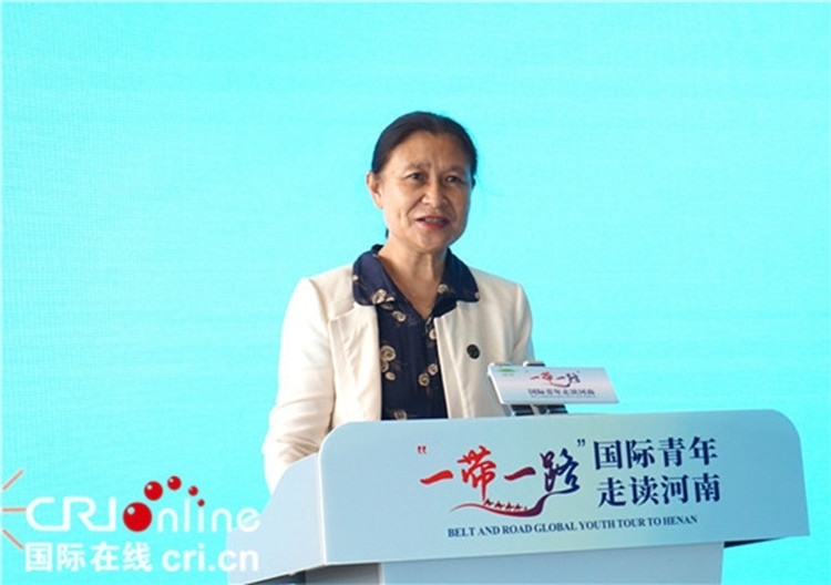 中國(guó)人民對(duì)外友好協(xié)會(huì)二級(jí)巡視員李冬梅致辭。賈親親 攝