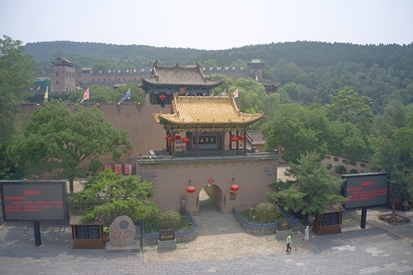 皇城相府景區(qū)（無人機照片）。人民網(wǎng)記者 王天樂攝