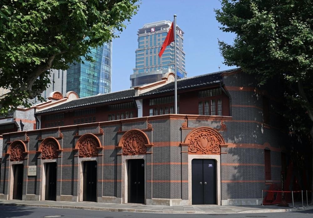 2023年6月9日拍攝的中共一大會(huì)址外景。新華社記者 劉穎 攝