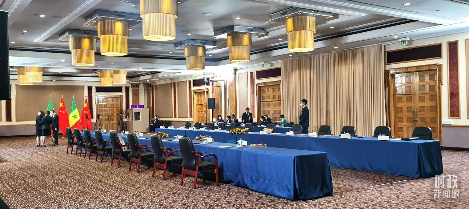 △23日下午，4場會見在這里舉行。（總臺央視記者郭鴻拍攝）