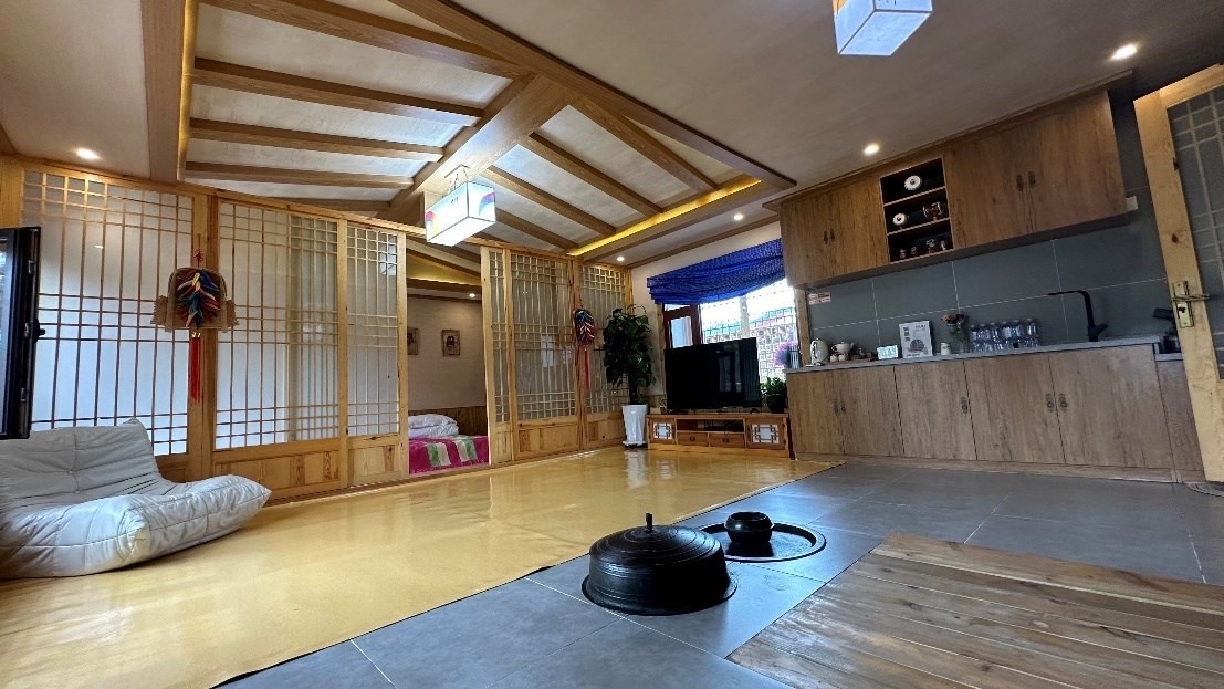 具有朝鮮族特色的民宿。人民網(wǎng)記者 金洪花 攝