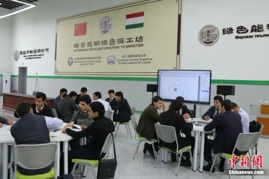 2023年4月，位于杜尚別的塔吉克斯坦魯班工坊課堂。張碩 攝