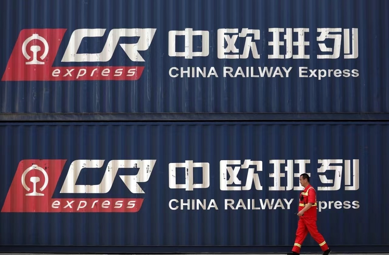 國鐵集團發(fā)布中歐班列全程時刻表成果。國鐵集團供圖