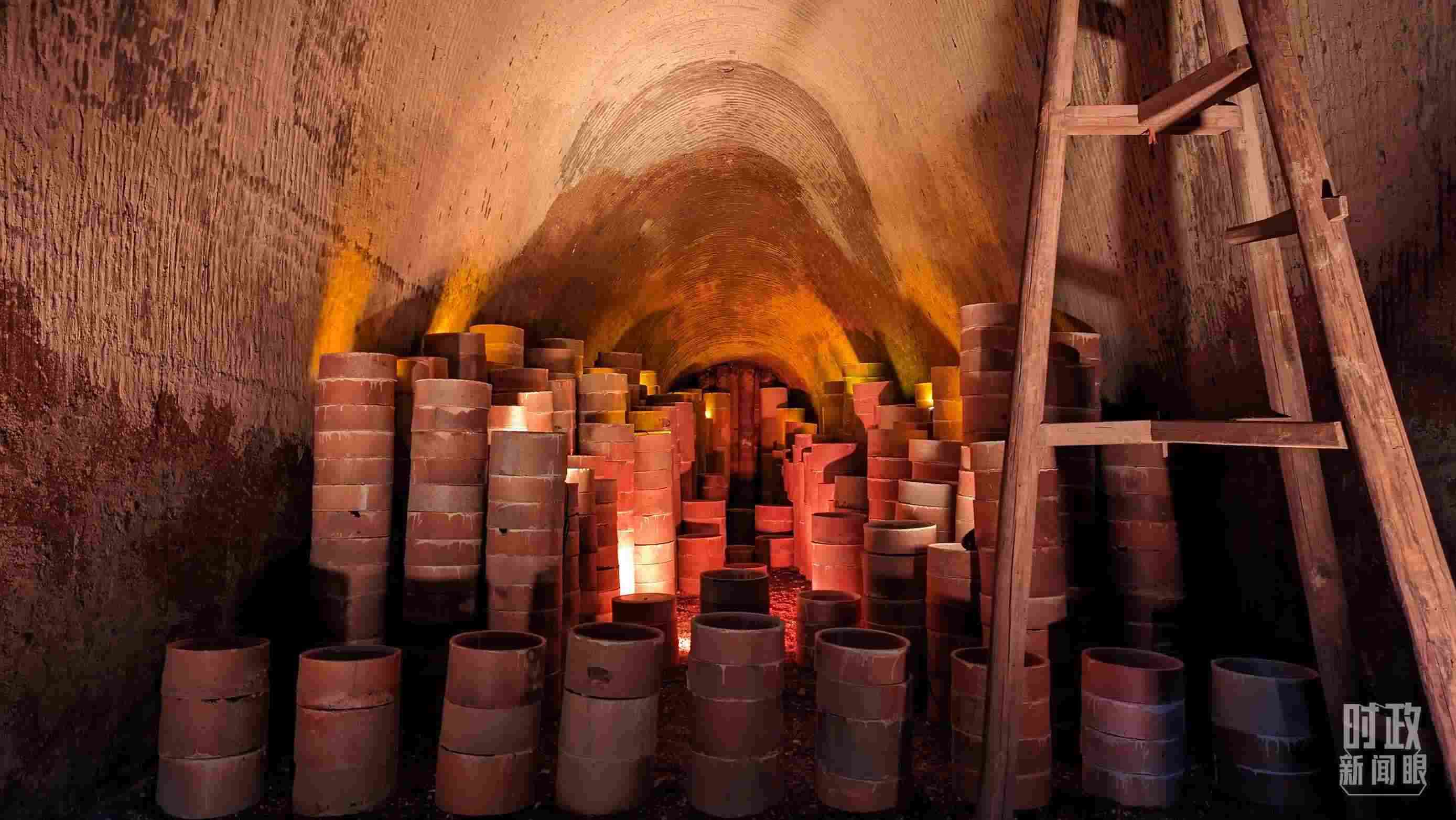 △當?shù)噩F(xiàn)存最大的柴窯——徐家窯。（總臺央視記者朱超拍攝）