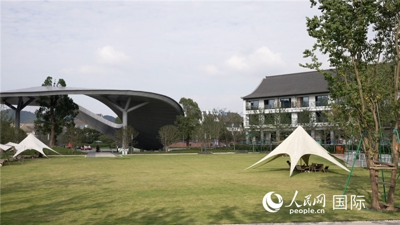安吉露營(yíng)地。人民網(wǎng) 彭昱凱攝