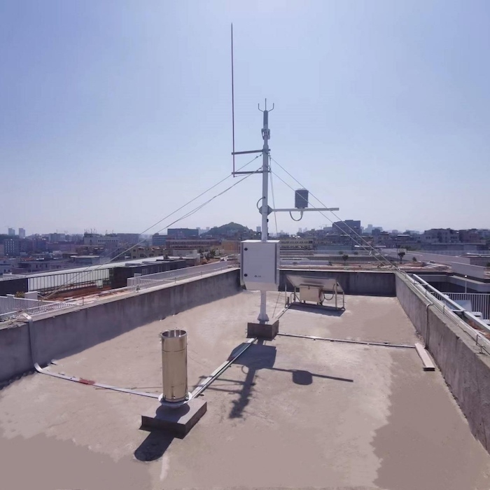 龍華區(qū)社區(qū)多要素自動氣象觀測站。龍華區(qū)應(yīng)急管理局供圖