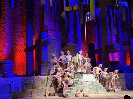 《天釀》演出場景。本報(bào)記者劉書文攝