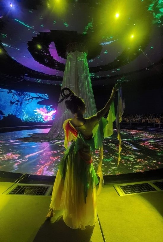 《天釀》演出場景。本報(bào)記者常雯宜攝