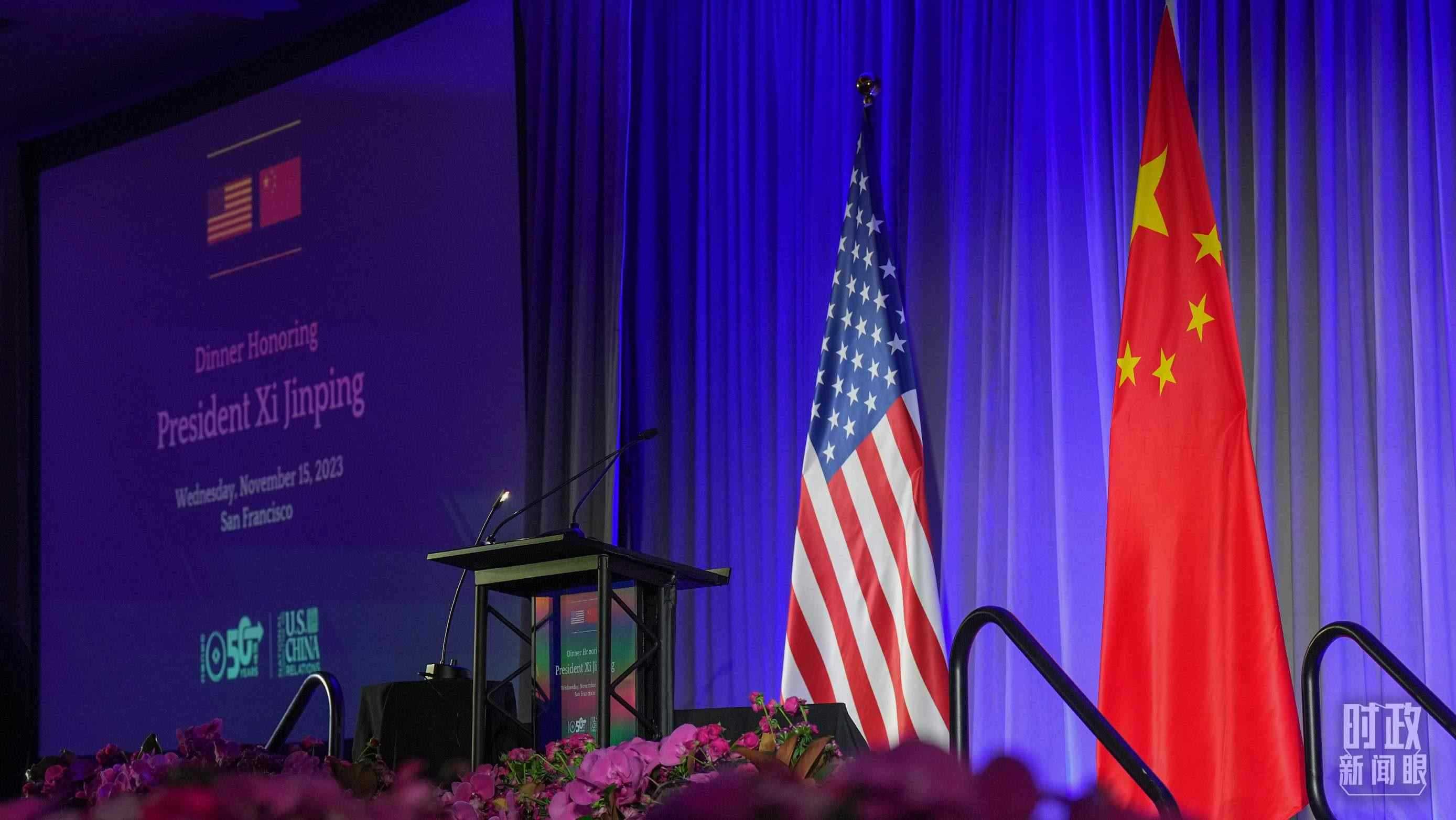 歡迎宴會(huì)當(dāng)晚，習(xí)近平在這里發(fā)表演講。（總臺(tái)國(guó)廣記者李晉拍攝）