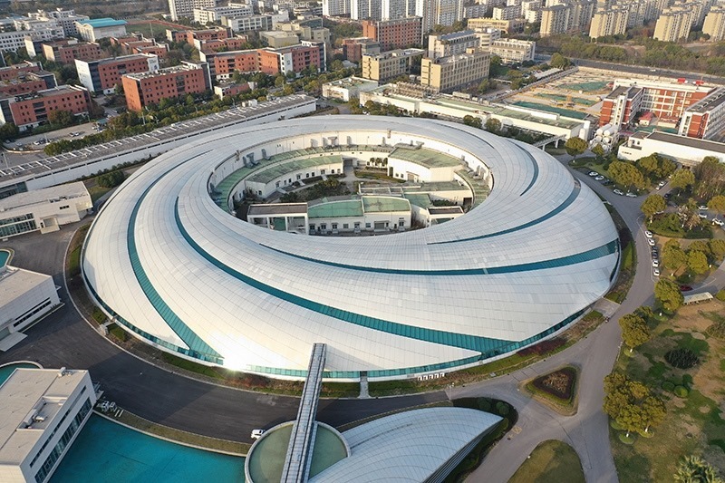 2019年3月12日，航拍上海光源項(xiàng)目。