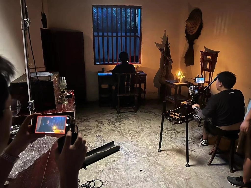 制作團(tuán)隊拍攝《毛澤東書信故事》（片方供圖）