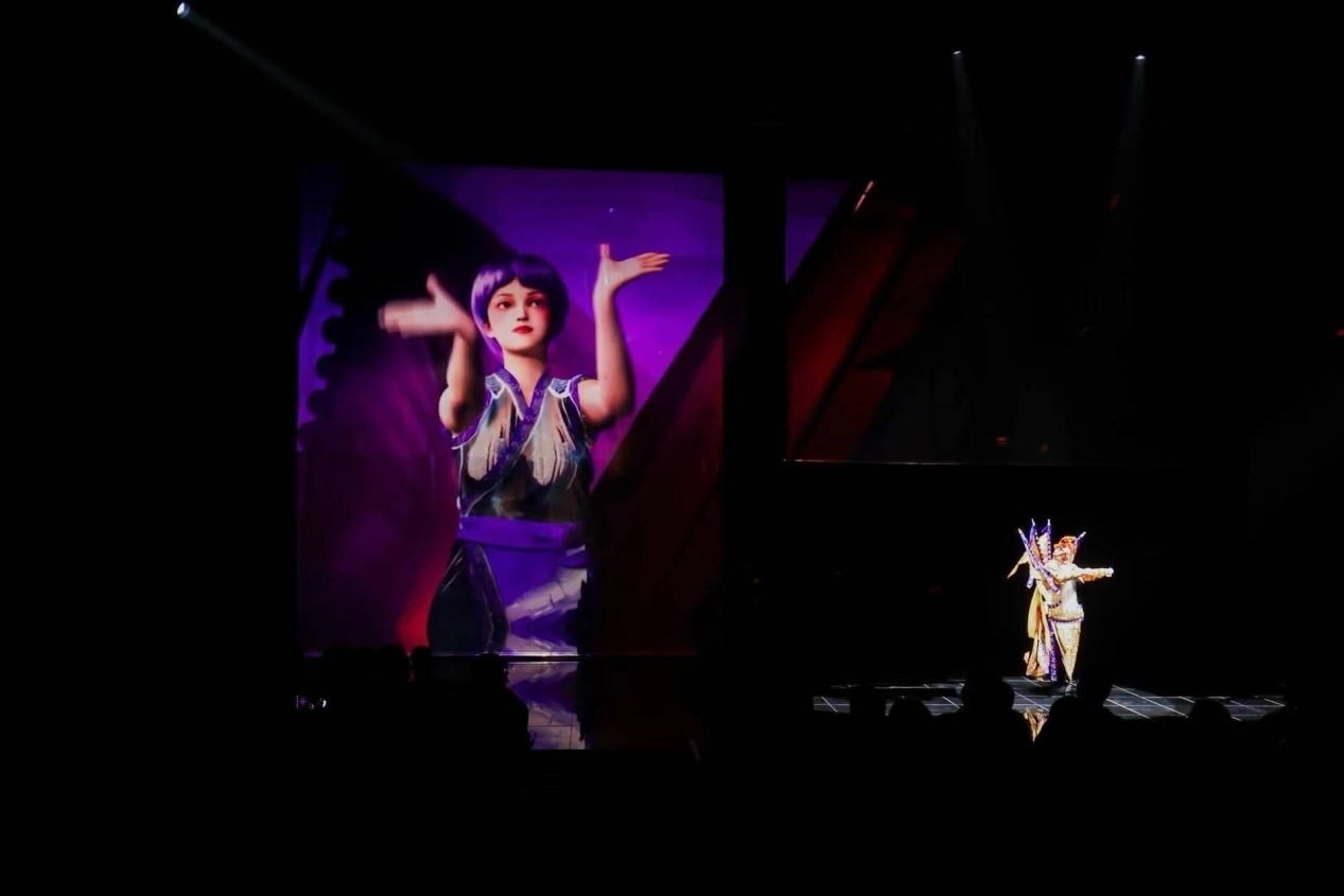 跨次元表演《新定軍山》。主辦方供圖