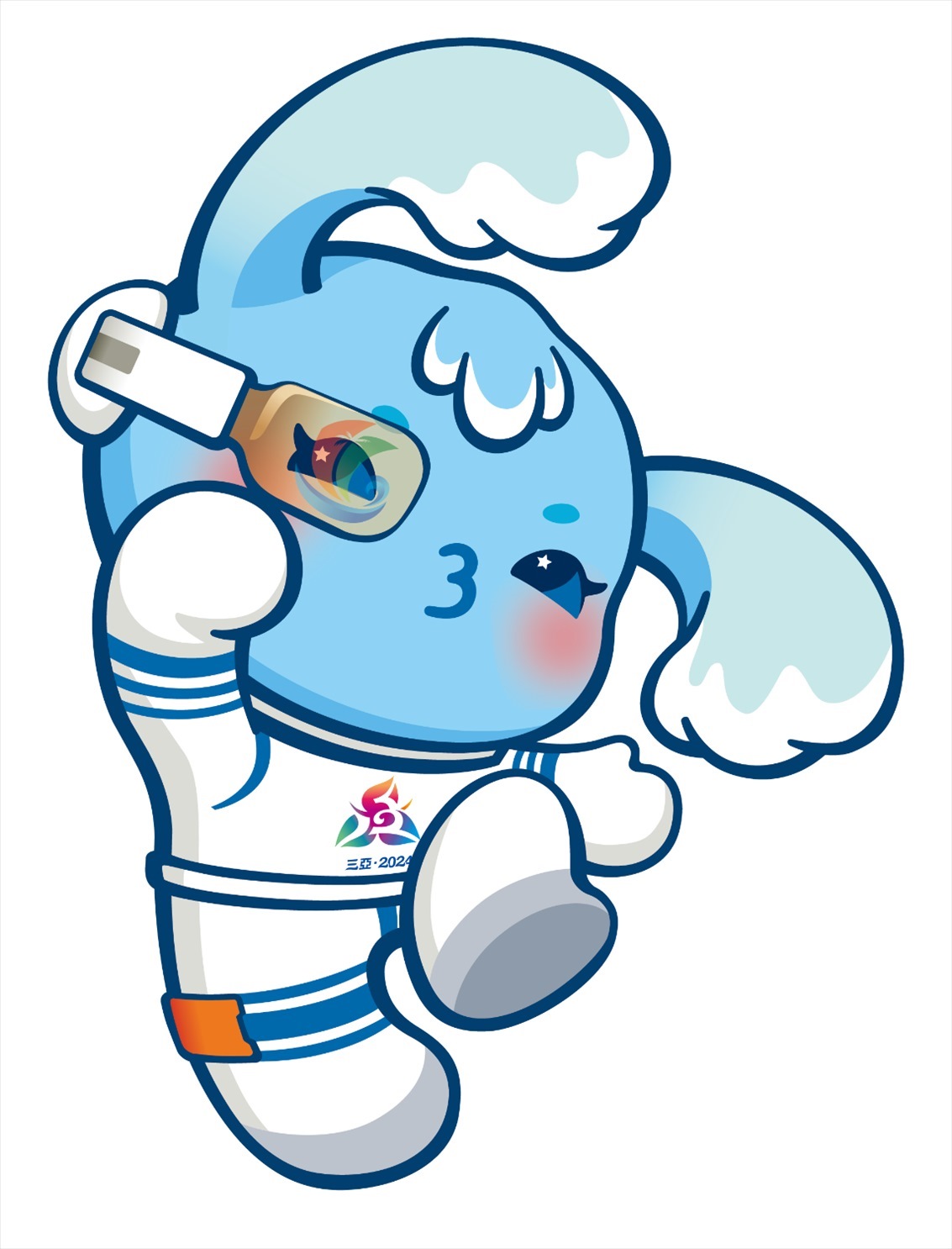 第十二屆全國少數(shù)民族傳統(tǒng)體育運動會吉祥物“吉貝”。第十二屆全國少數(shù)民族傳統(tǒng)體育運動會組委會供圖