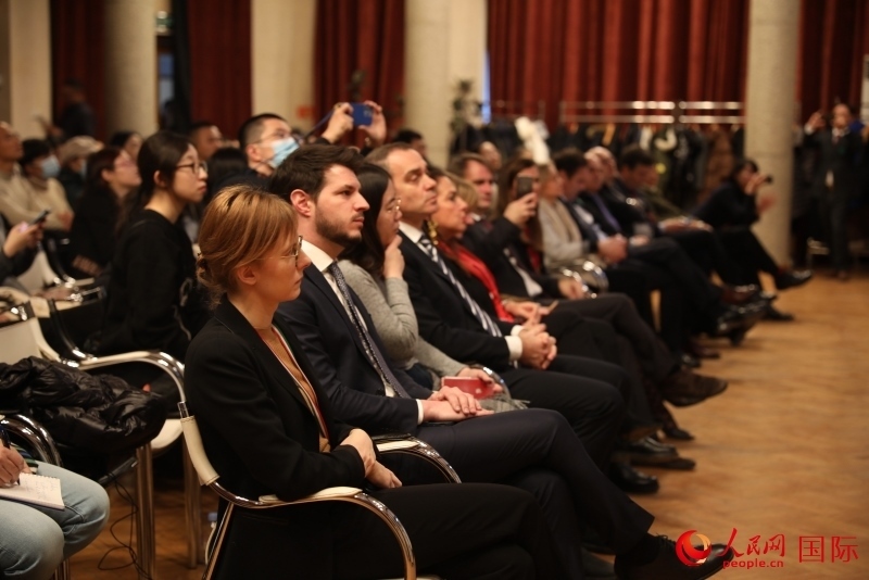 “馬可·波羅逝世 700 周年”系列紀念活動開幕式與會嘉賓 人民網 劉動攝