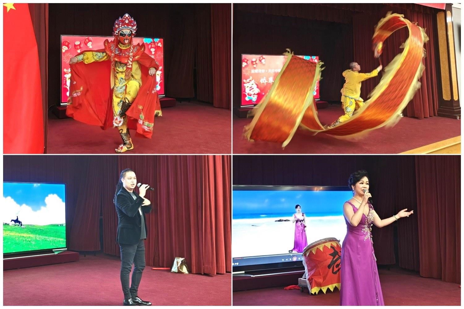 當?shù)貎S界知名演員獻上精彩演出。主辦方供圖