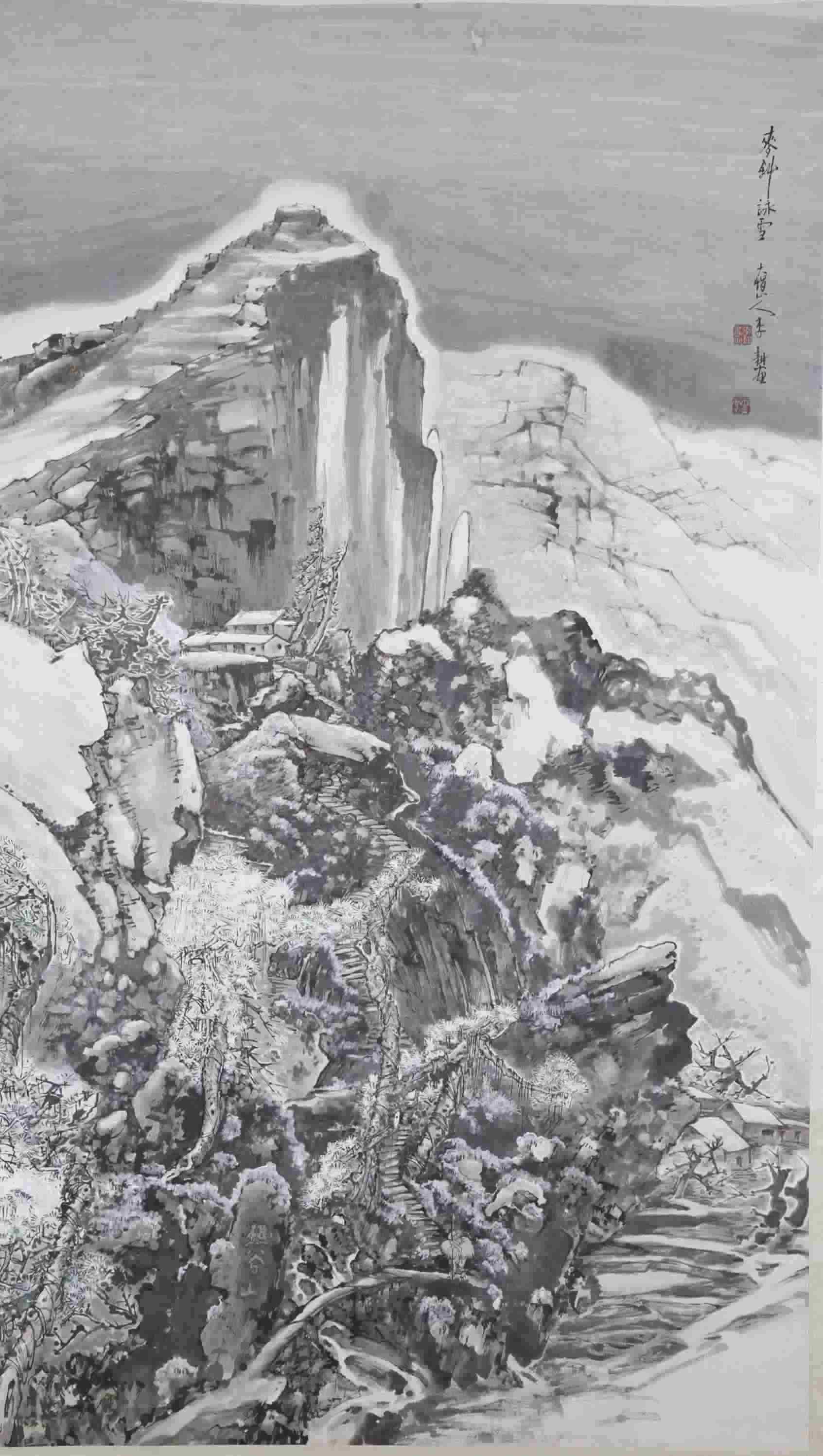 李耕畫作。(仙游縣博物館供圖)