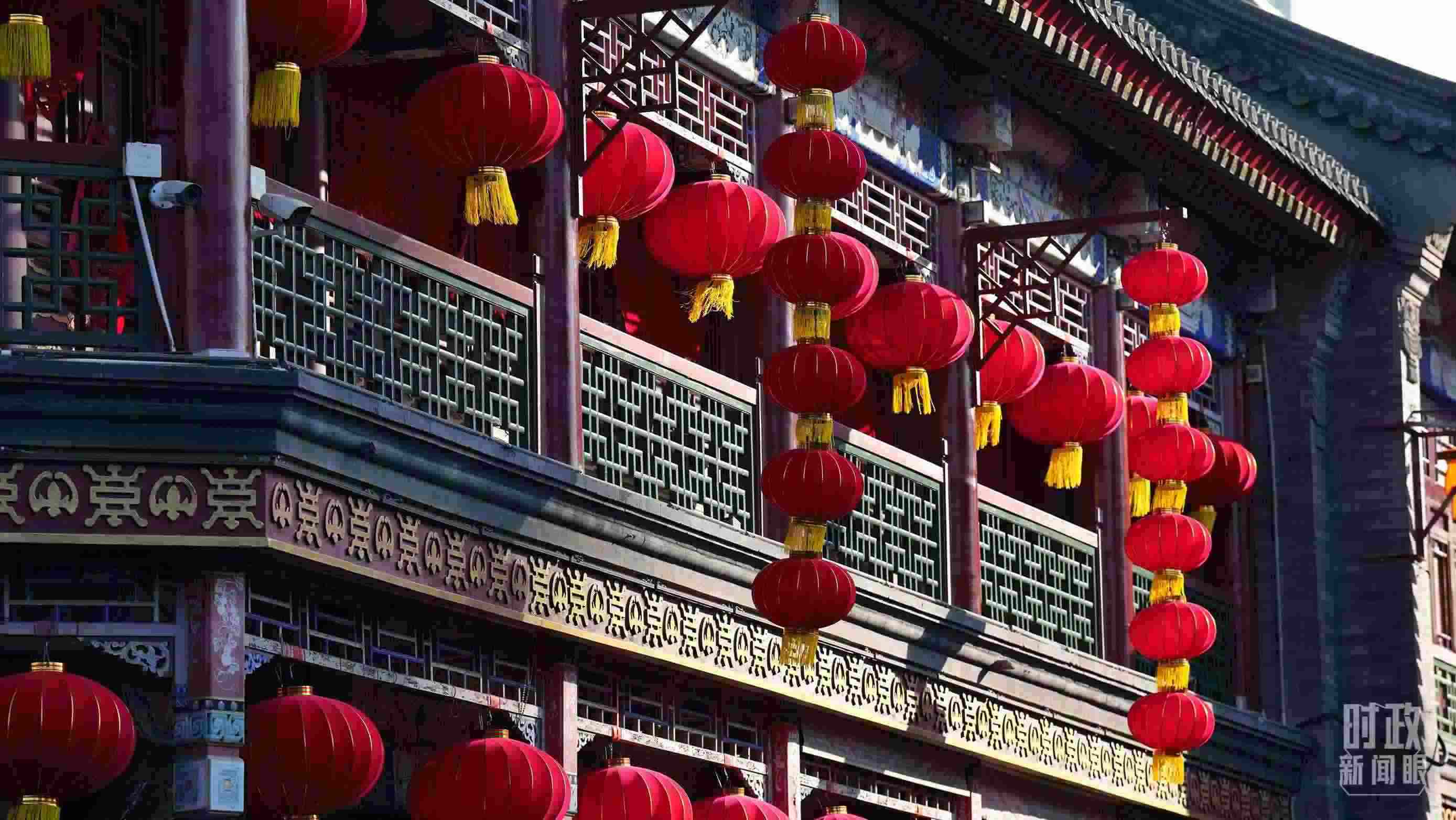 △天津古文化街。（總臺國廣記者李晉拍攝）