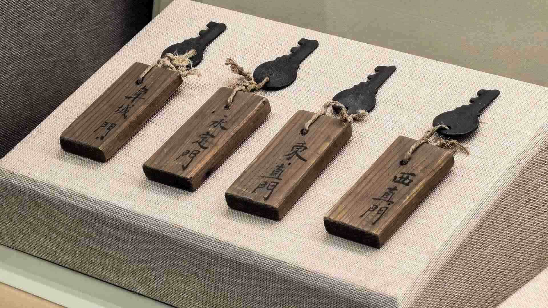 △北平城門鑰匙。（總臺(tái)央廣記者潘毅拍攝）