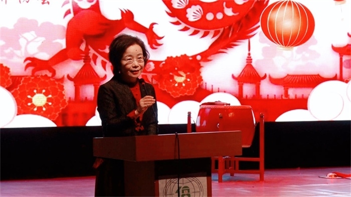 沈敏娟致辭。駐蒙古使館供圖