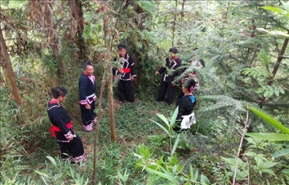 “瑤老”人民調(diào)解員翻山越嶺開(kāi)展現(xiàn)場(chǎng)調(diào)解。