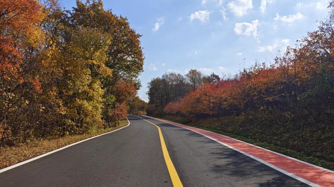 九臺(tái)區(qū)圍繞紅色文化、冰雪資源、特色民宿，進(jìn)一步完善道路功能。九臺(tái)區(qū)委宣傳部供圖