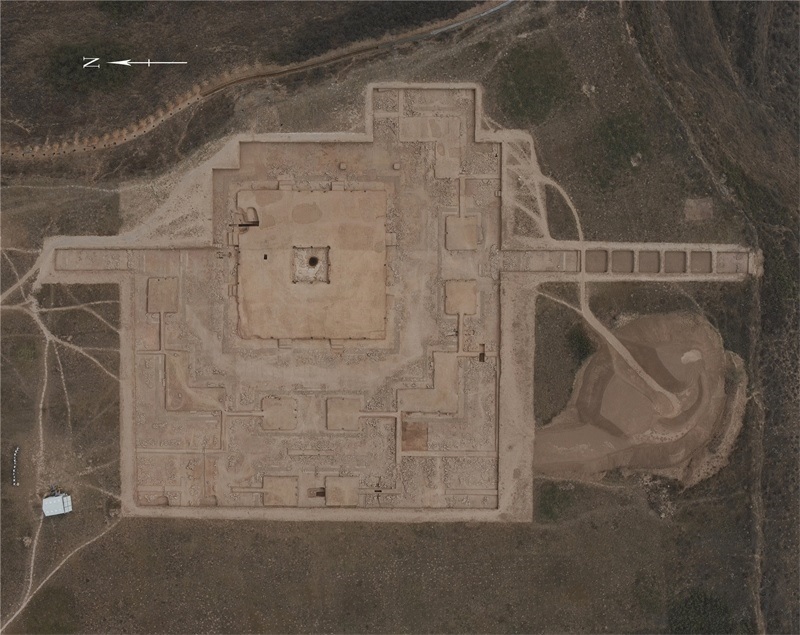 四角坪遺址平面圖。中國(guó)文物報(bào)社供圖