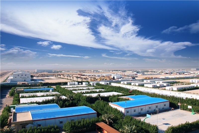 圖為中石油管道局伊拉克魯邁拉項(xiàng)目營地，中石油管道局供圖