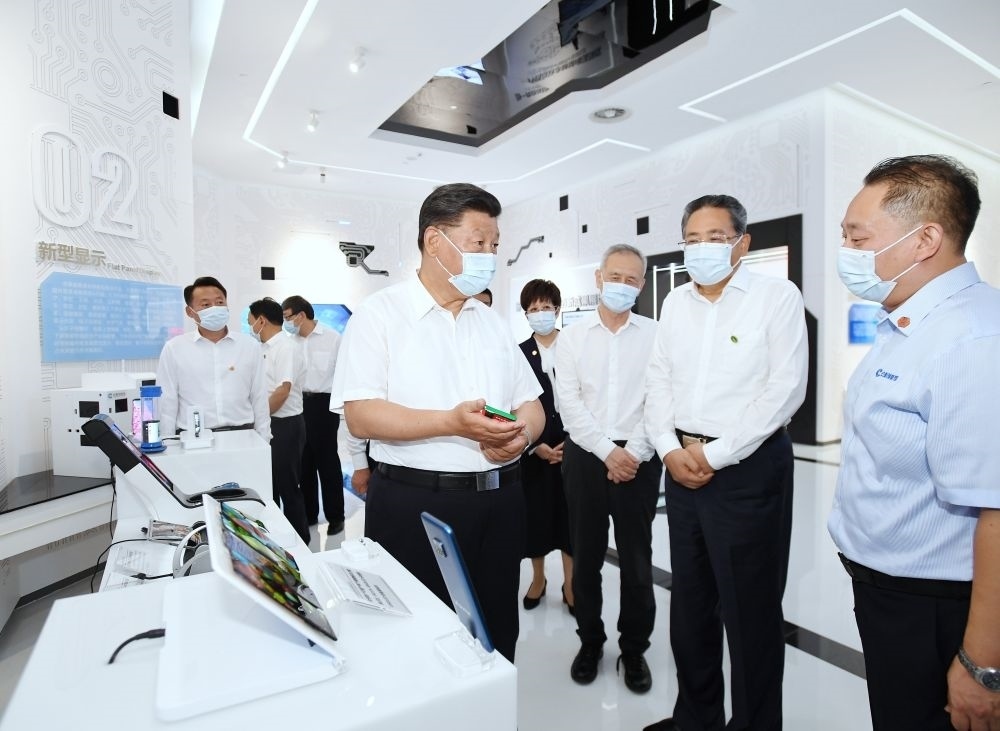 2020年8月19日下午，習(xí)近平總書(shū)記在安徽省合肥市參觀(guān)安徽創(chuàng)新館，了解安徽省科技創(chuàng)新和新興產(chǎn)業(yè)發(fā)展情況。