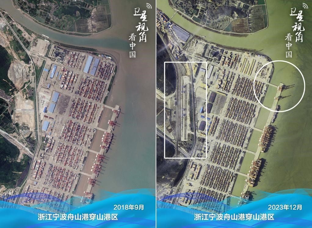 浙江寧波舟山港穿山港區(qū)新建1個(gè)泊位及鐵路穿山港站。