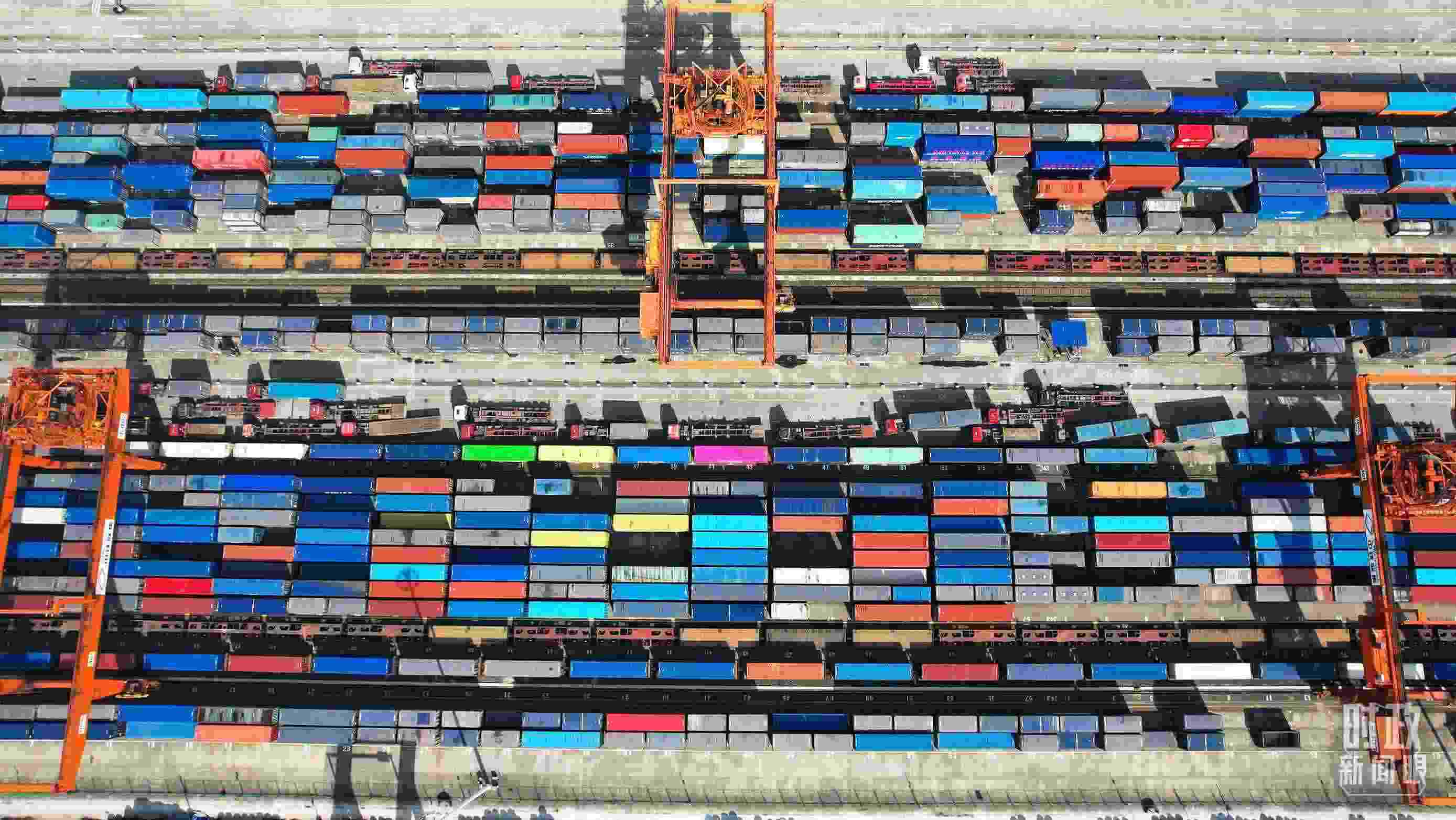 △重慶國際物流樞紐園區(qū)。（總臺記者楊洋拍攝）