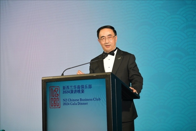 新西蘭華商俱樂(lè)部和華商聯(lián)合總會(huì)主席楊健。主辦方供圖
