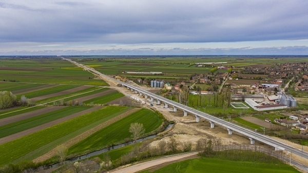 匈塞鐵路塞爾維亞境內(nèi)。中國鐵路國際有限公司供圖