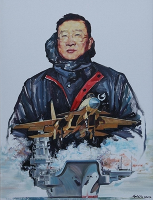 《羅陽》油畫。校方供圖