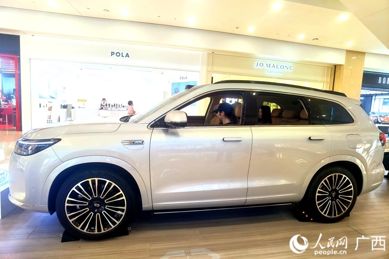  消費(fèi)者在試駕汽車。人民網(wǎng)記者 陳燕攝