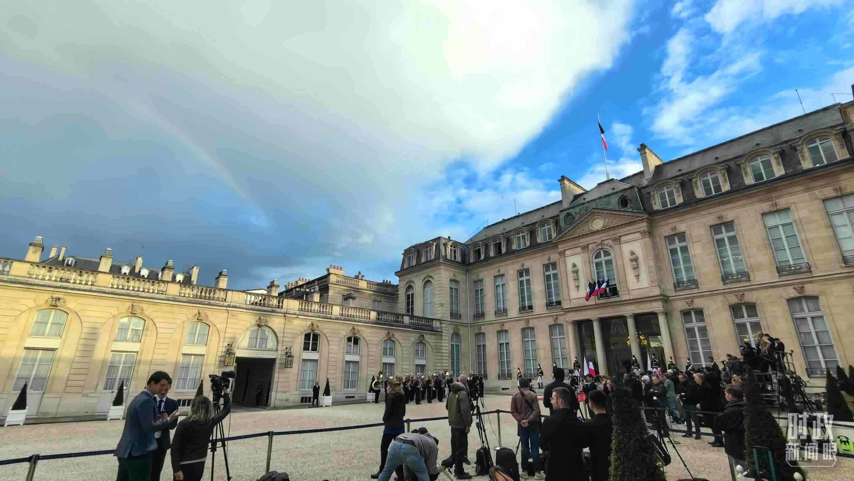 △愛麗舍宮。（總臺(tái)央視記者馬超拍攝）