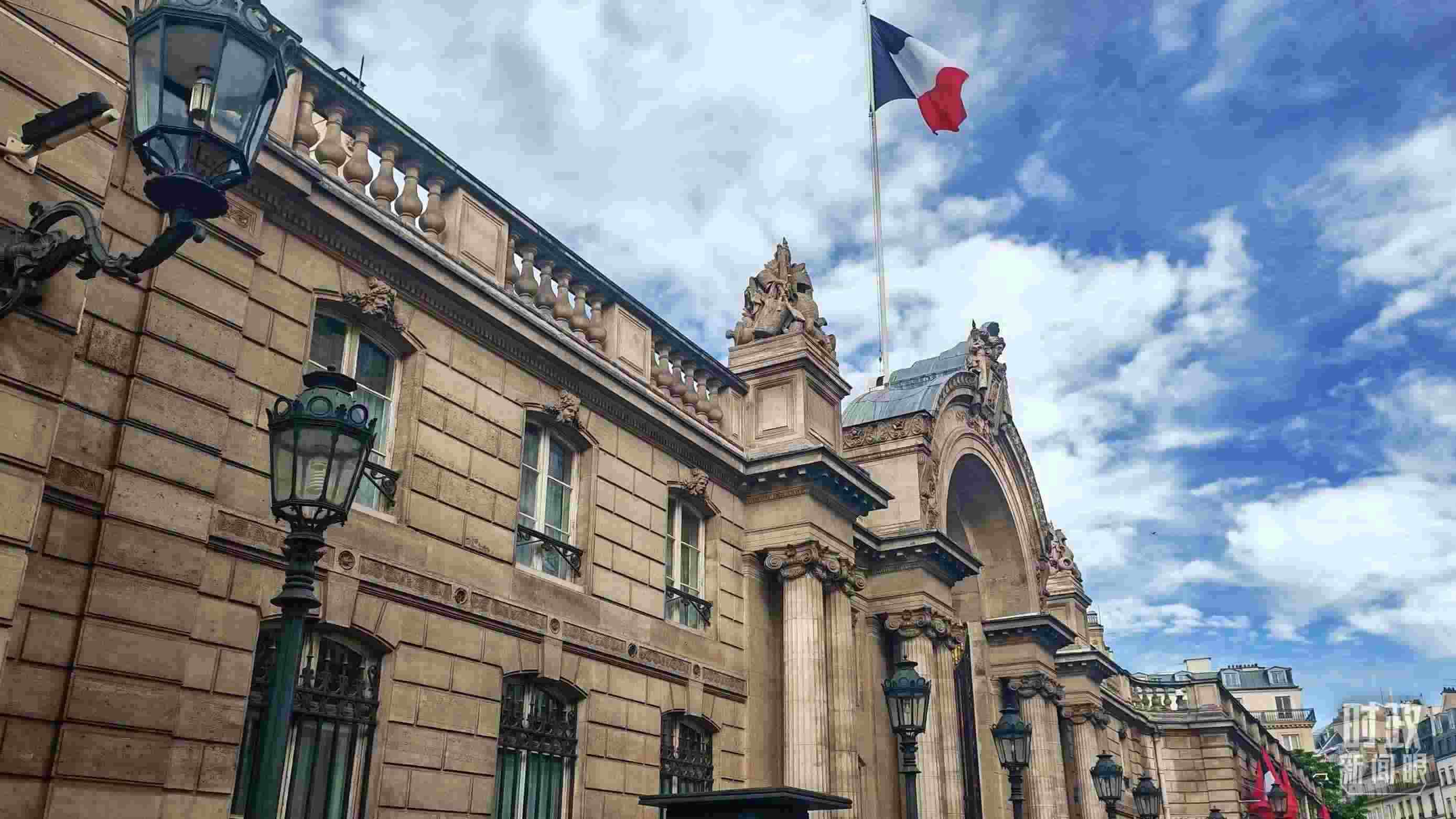 △愛麗舍宮。（總臺(tái)央視記者劉琦拍攝）