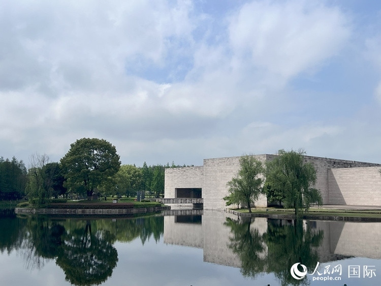 良渚博物院外觀。人民網(wǎng)記者 崔越攝