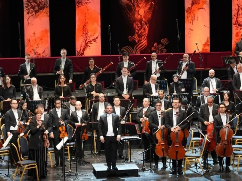 阿爾及爾歌劇院交響樂團(tuán)演出活動(dòng)現(xiàn)場(chǎng)。蘇州交響樂團(tuán)供圖