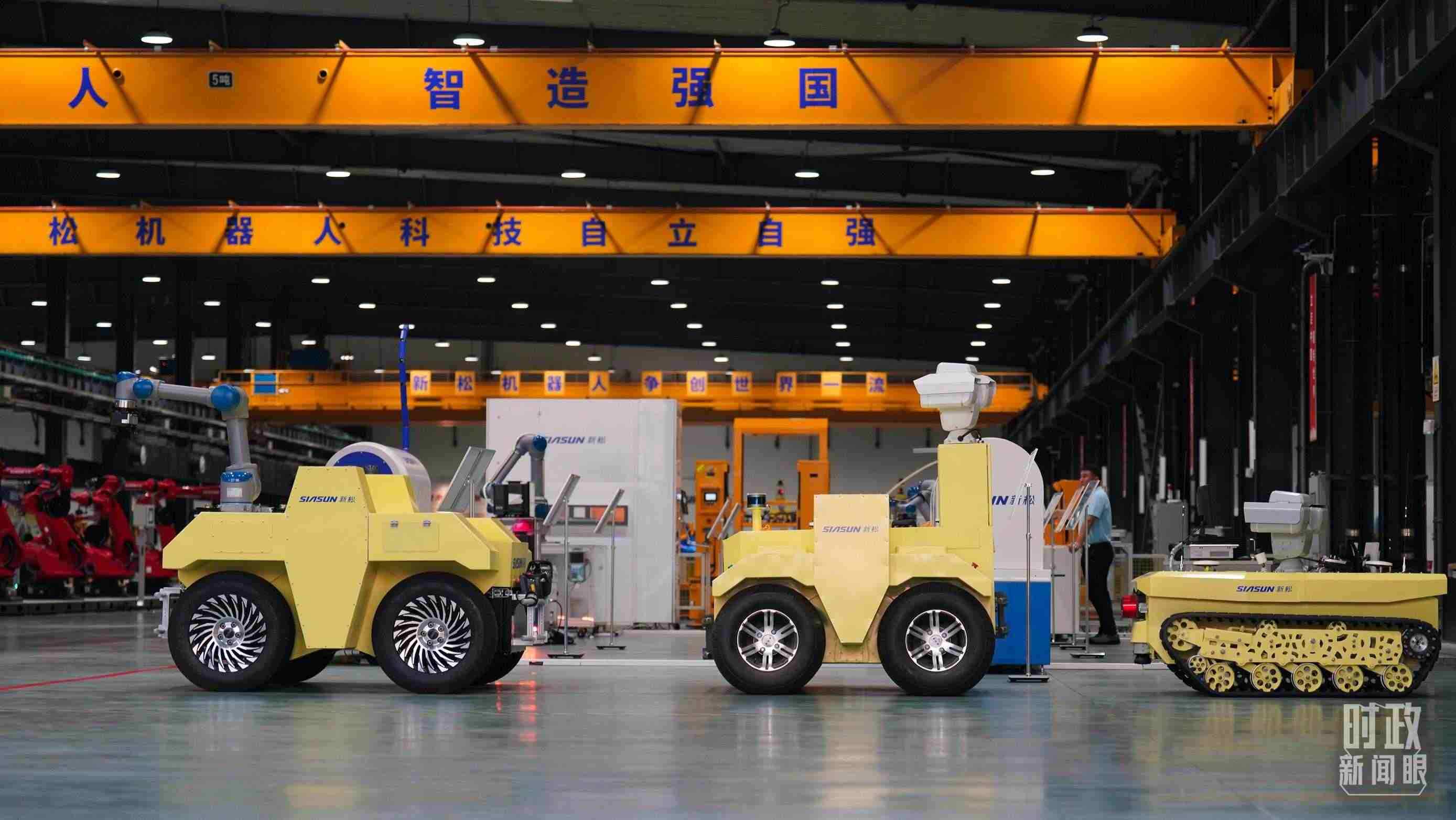 沈陽新松機(jī)器人自動(dòng)化股份有限公司車間。2022年，習(xí)近平考察這家企業(yè)，強(qiáng)調(diào)必須走自主創(chuàng)新之路。（總臺(tái)國廣記者李晉拍攝）