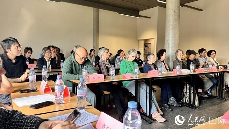 “國(guó)際青年文學(xué)共讀”活動(dòng)現(xiàn)場(chǎng)。人民網(wǎng)記者 于超凡攝