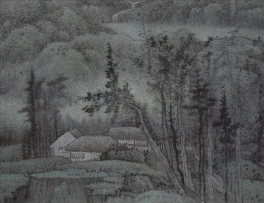 王秦生畫作《晨寂》。主辦方供圖