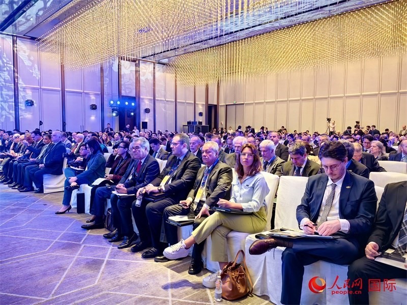 中國—巴西商業(yè)研討會現(xiàn)場。人民網(wǎng)記者 符園園攝