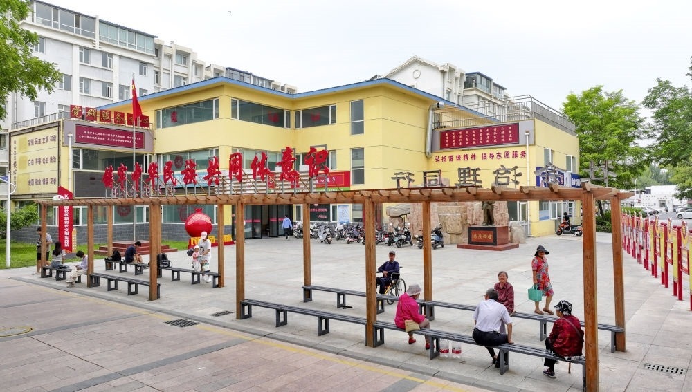 6月20日拍攝的長(zhǎng)城花園社區(qū)一角（無(wú)人機(jī)照片）。