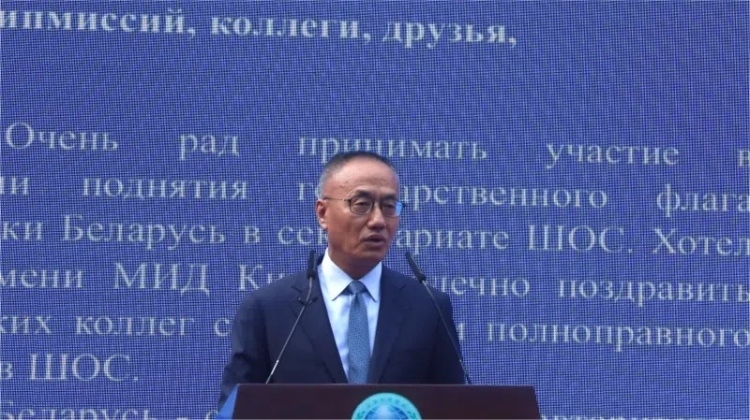 外交部副部長陳曉東出席活動(dòng)并致辭。主辦方供圖