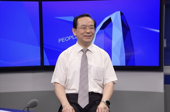 中國人民大學法學院教授、博士生導師楊建順。人民網(wǎng)記者 王曉嘯攝