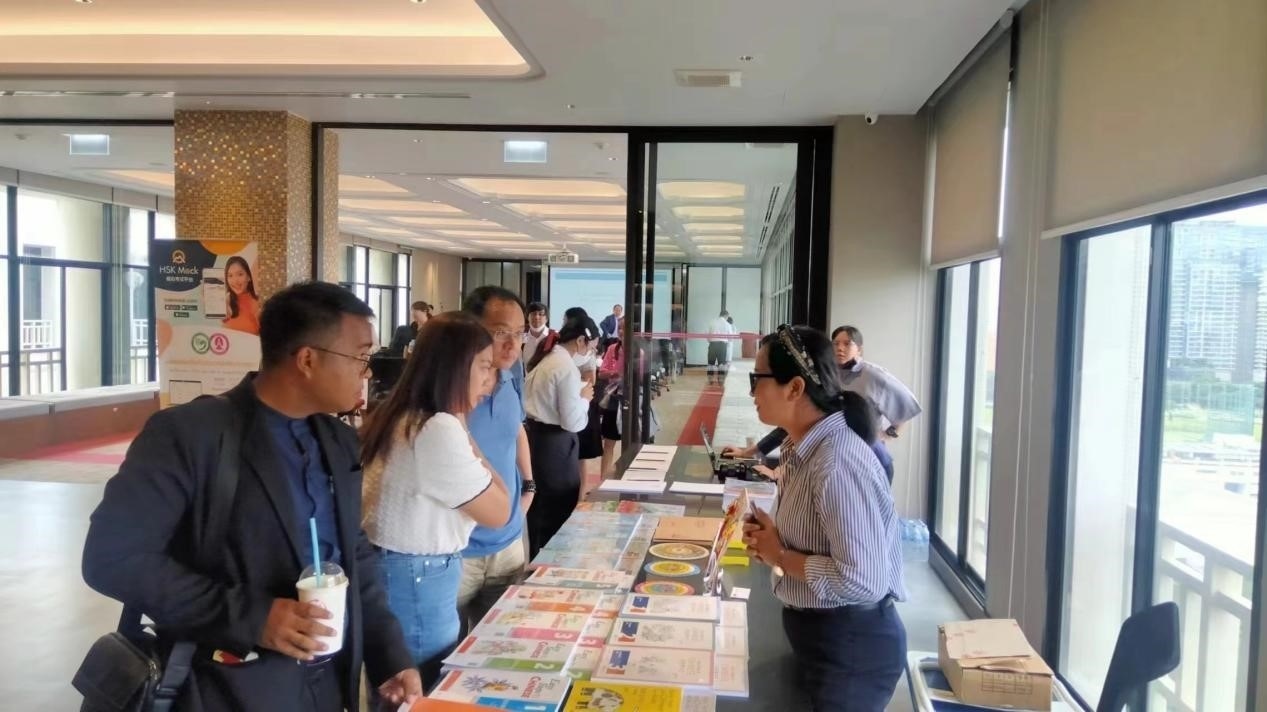 泰國中文教育精英教師高端培訓(xùn)活動(dòng)現(xiàn)場。泰國朱拉隆功大學(xué)孔子學(xué)院供圖