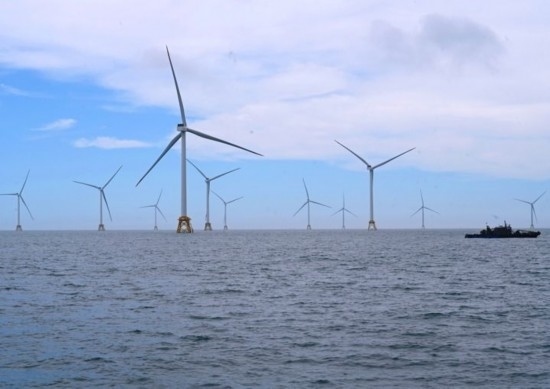 2024年6月19日拍攝的三峽集團漳浦二期海上風(fēng)電項目。新華社記者 林善傳 攝