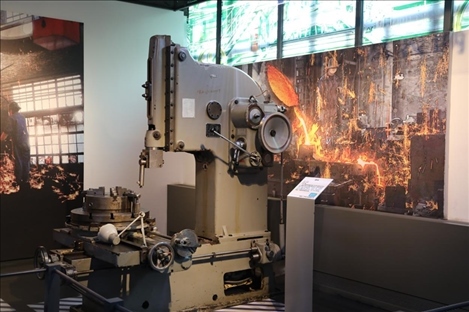 天水工業(yè)博物館內(nèi)景。新華社記者 馬莎 攝