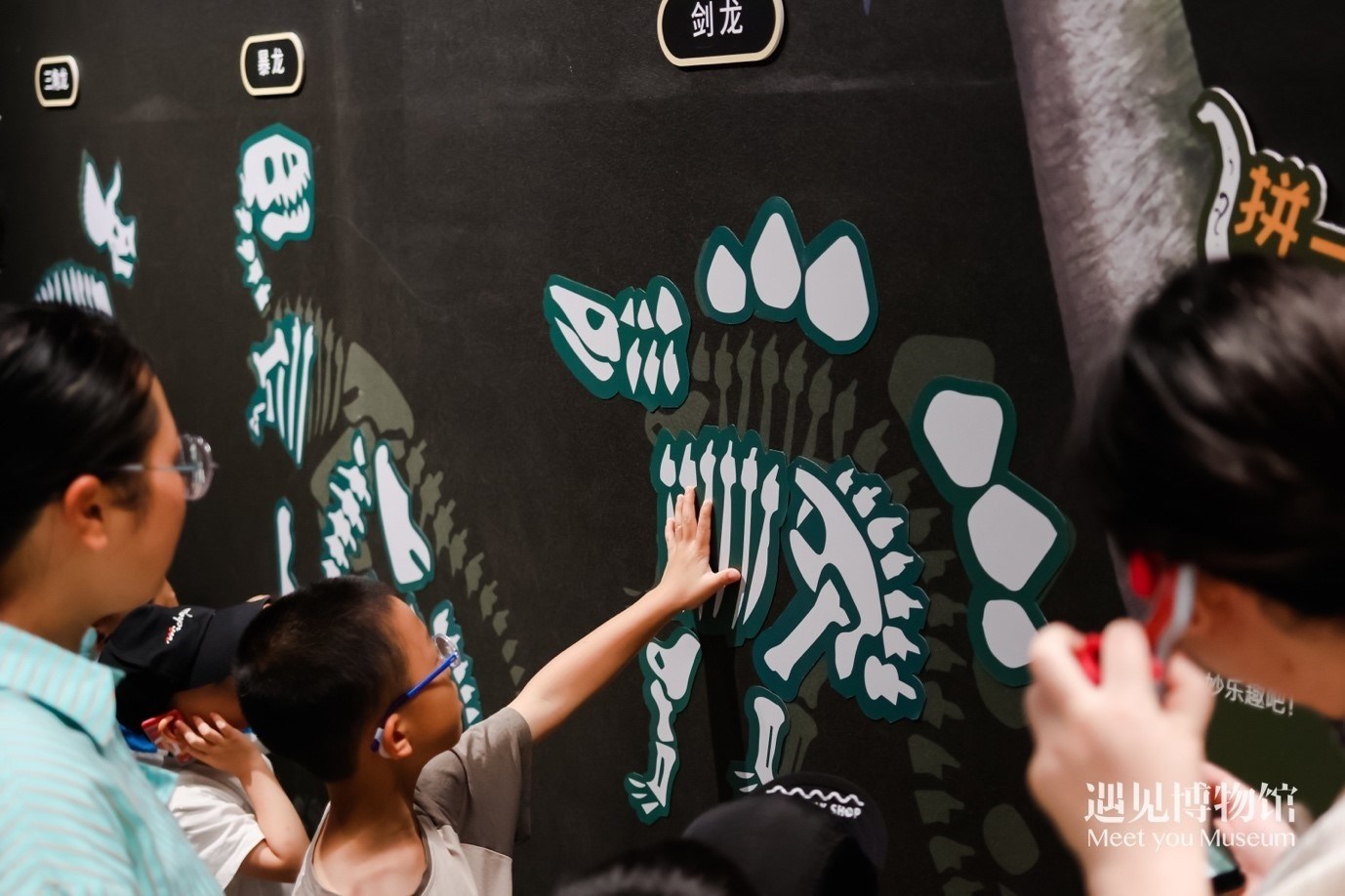 5. “2億年的地球記憶——恐龍化石特展”互動區(qū)域。遇見博物館供圖